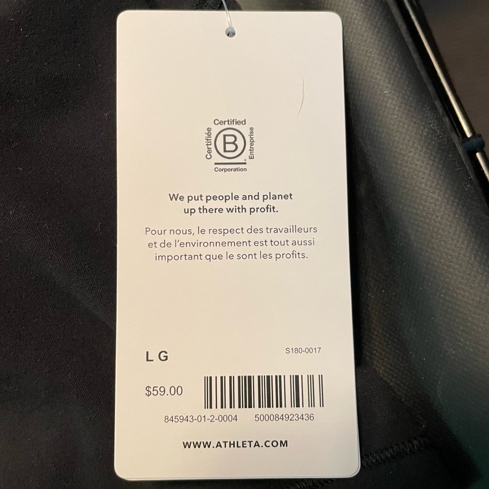 Athleta Halter Crop Top L (D-DD Cups) - Picture 3 of 5